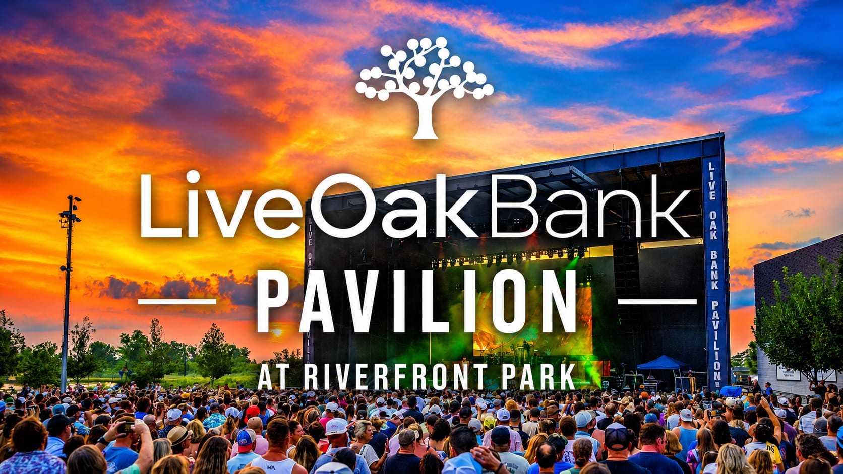 Live Oak Bank Pavilion concerts Wilmington NC