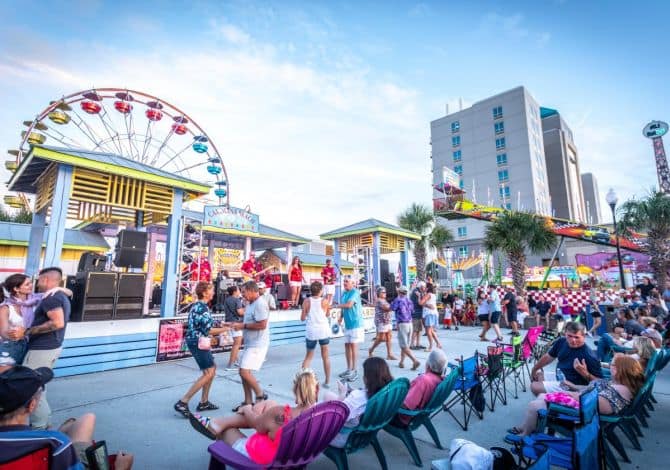 Carolina Beach NC boardwalk
